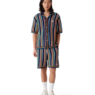 Pantaloncini a righe all’uncinetto