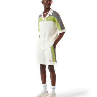 Pantaloncini a righe all’uncinetto