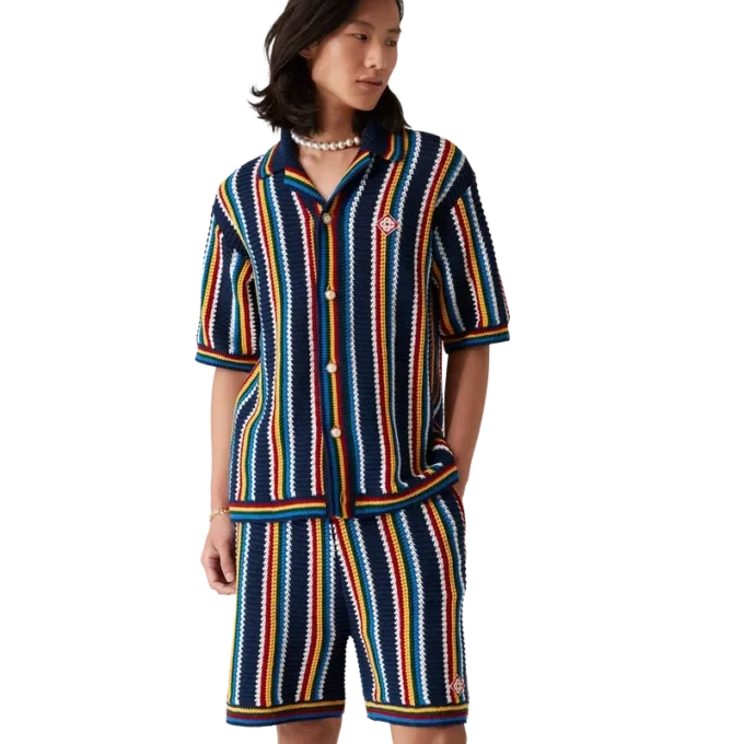 Pantaloncini a righe all’uncinetto Pantaloncini a righe all’uncinetto