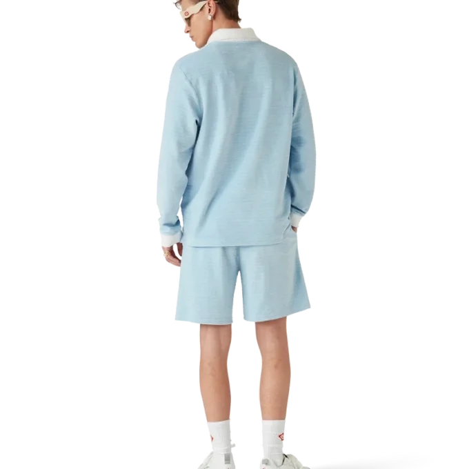 Pantaloncini a righe in velluto