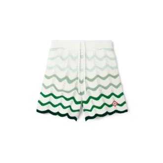 Pantaloncini all’uncinetto con sfumatura ondulata