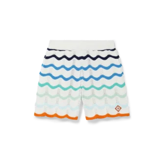 Pantaloncini all’uncinetto Gradient Wave