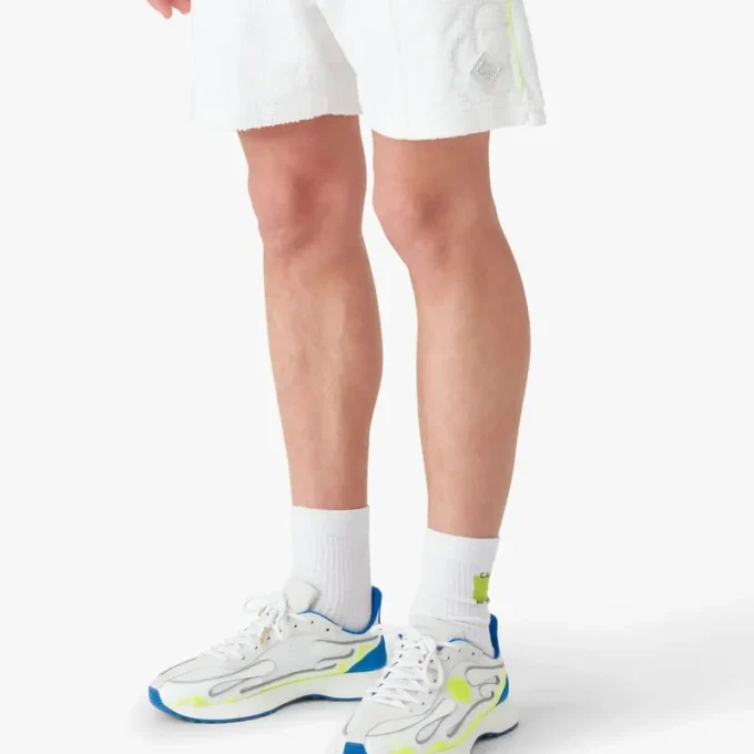 Pantaloncini bianchi in spugna con Monogram