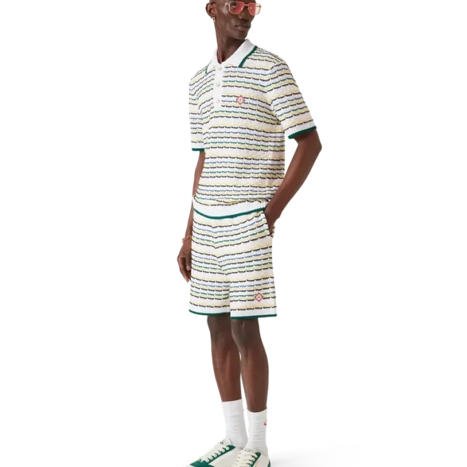 Pantaloncini con cuciture a punto teso