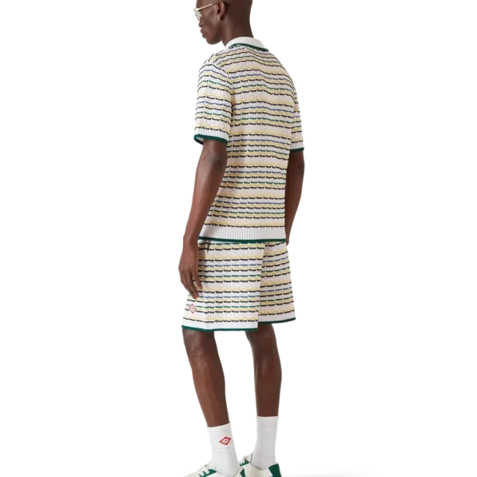 Pantaloncini con cuciture a punto teso