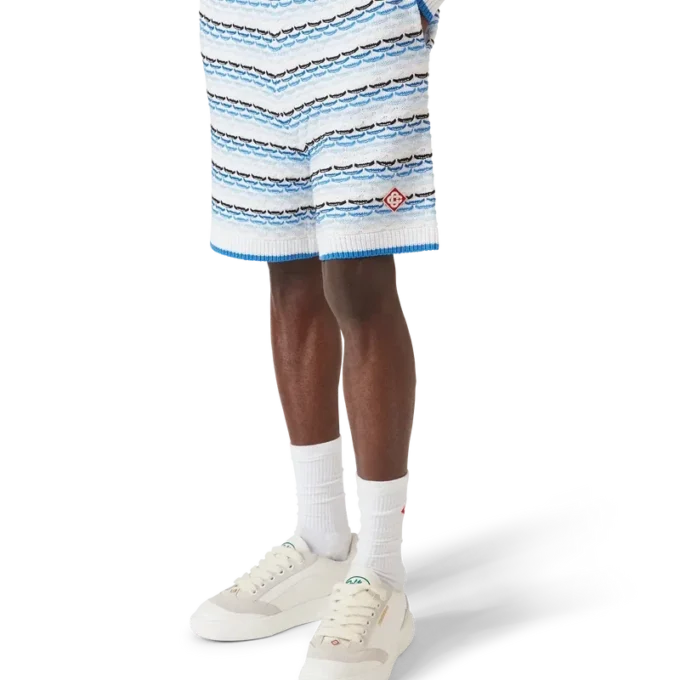 Pantaloncini con cuciture a punto teso