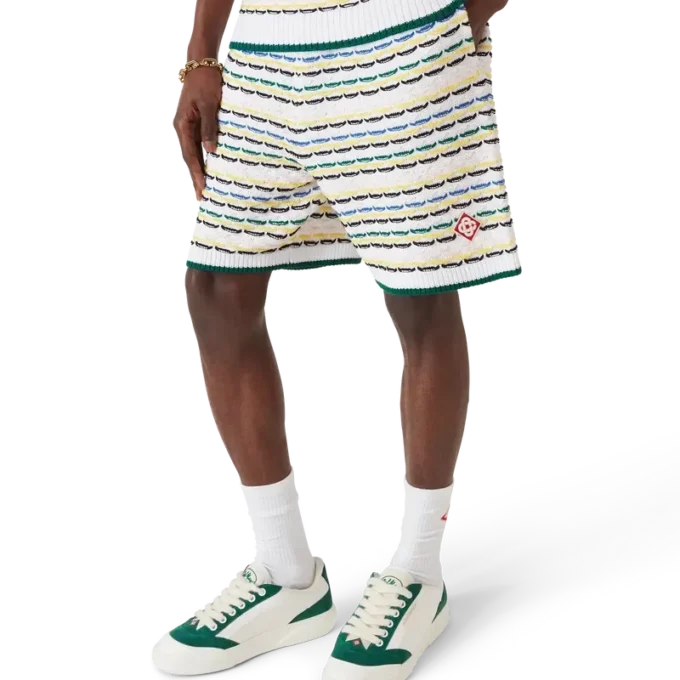 Pantaloncini con cuciture a punto teso