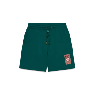 Pantaloncini con logo gotico