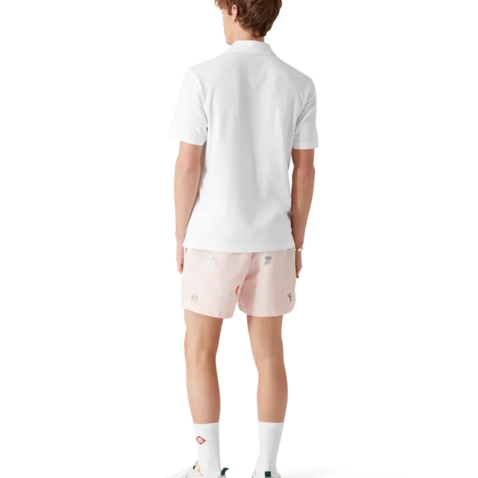 Pantaloncini da bagno con motivo ricamato