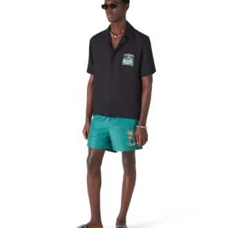 Pantaloncini da bagno con ricamo Casa