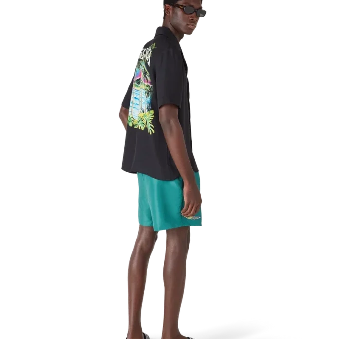 Pantaloncini da bagno con ricamo Casa