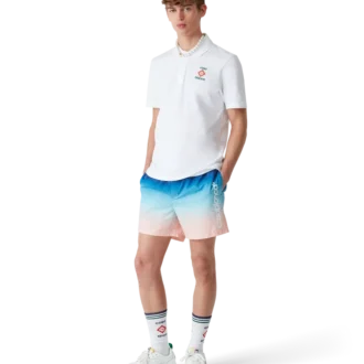 Pantaloncini da bagno con sfumatura jacquard