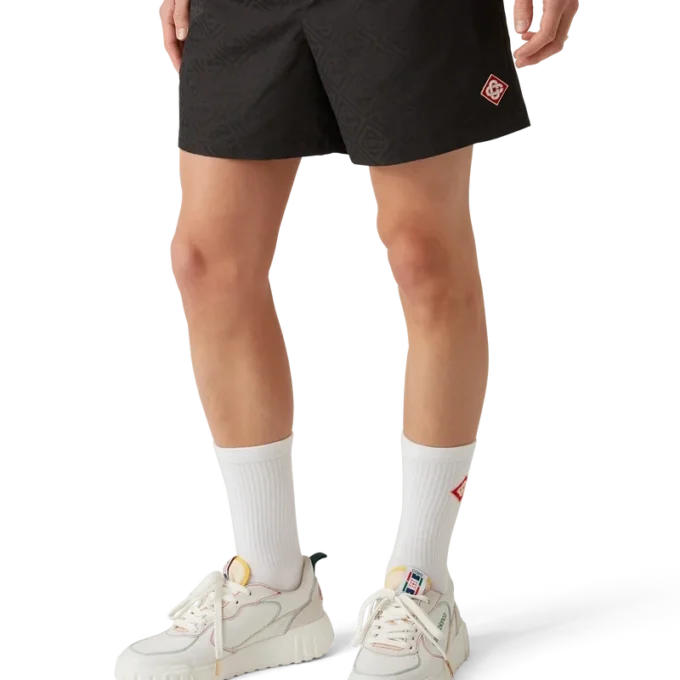 Pantaloncini da bagno in jacquard