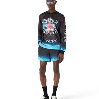 Pantaloncini da bagno in jacquard Blades