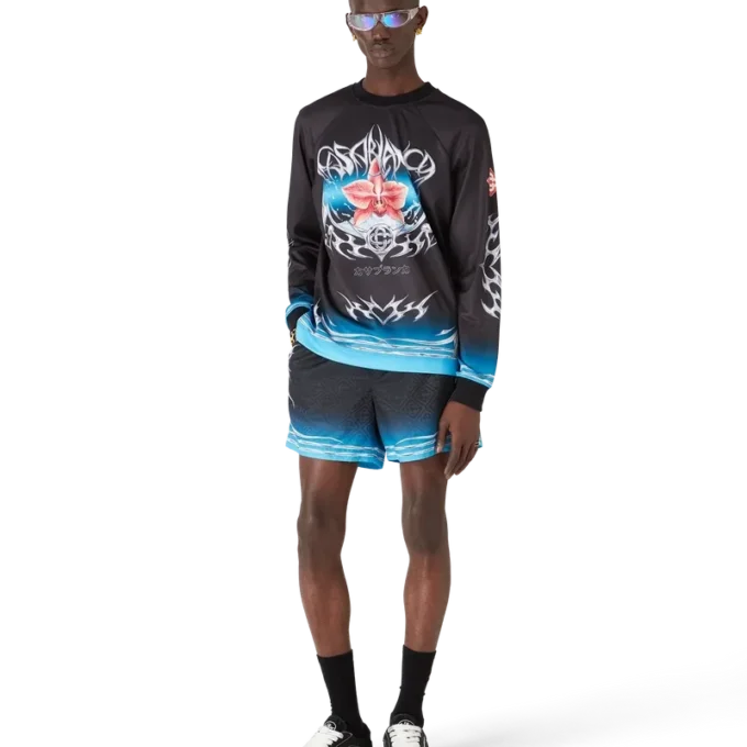 Pantaloncini da bagno in jacquard Blades