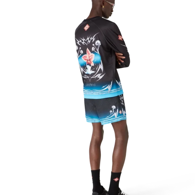 Pantaloncini da bagno in jacquard Blades