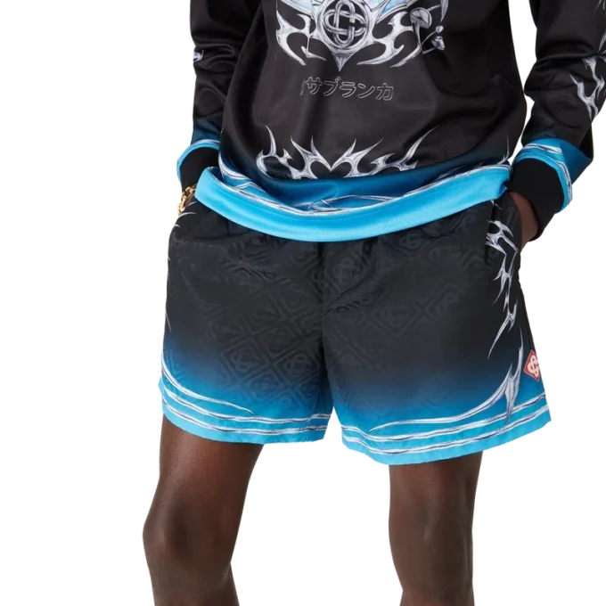 Pantaloncini da bagno in jacquard Blades