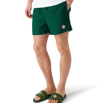 Pantaloncini da bagno in jacquard Monogram