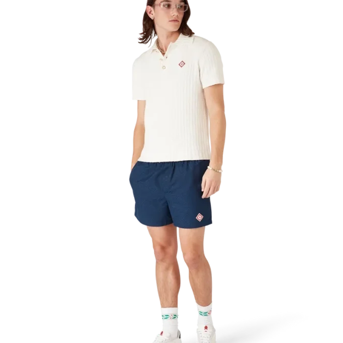 Pantaloncini da bagno in jacquard Monogram