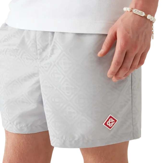 Pantaloncini da bagno in jacquard Monogram