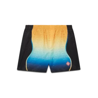 Pantaloncini da bagno in jacquard sfumato