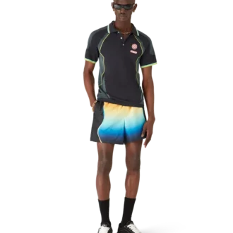 Pantaloncini da bagno in jacquard sfumato