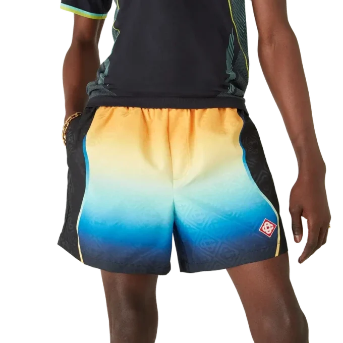 Pantaloncini da bagno in jacquard sfumato