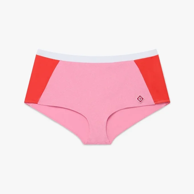 Pantaloncini da bikini Monogram rosa