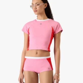 Pantaloncini da bikini Monogram rosa