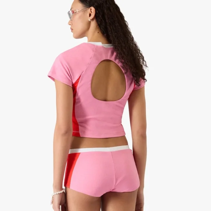 Pantaloncini da bikini Monogram rosa