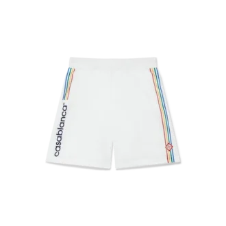 Pantaloncini da calcio in jacquard con monogramma