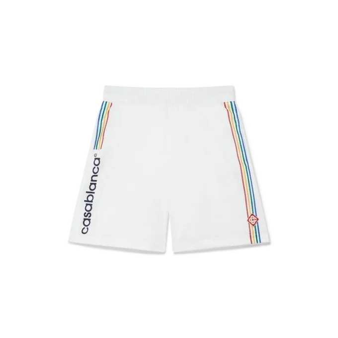 Pantaloncini da calcio in jacquard con monogramma