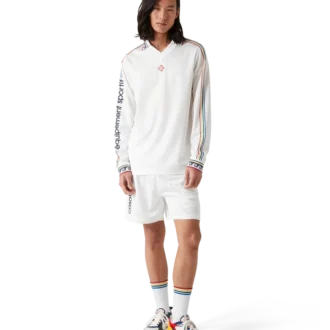 Pantaloncini da calcio in jacquard con monogramma