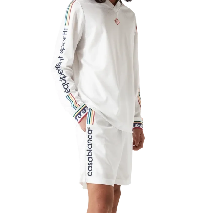 Pantaloncini da calcio in jacquard con monogramma