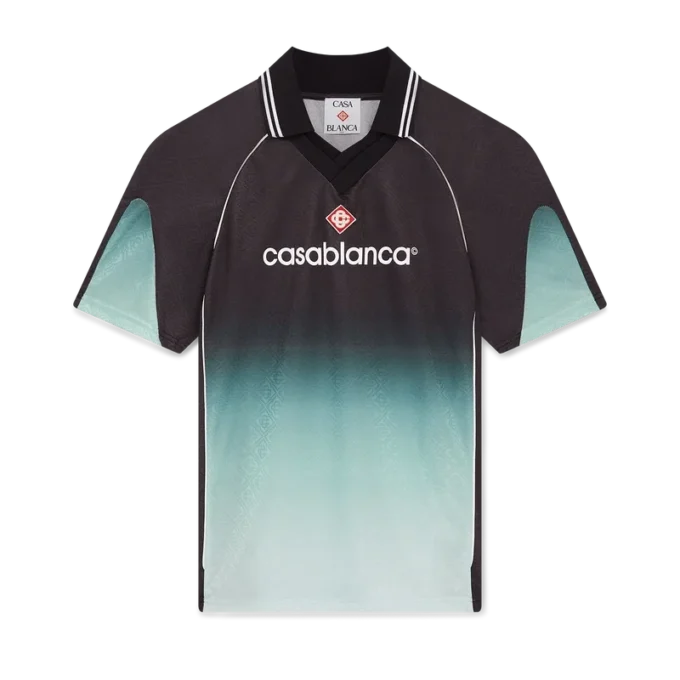 Pantaloncini da calcio in jacquard con monogramma sfumato