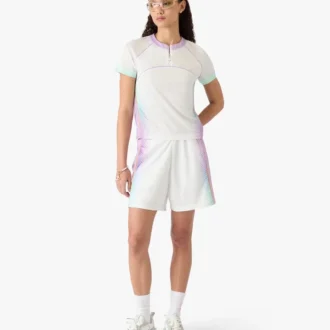 Pantaloncini da calcio in rete con sfumatura vetro