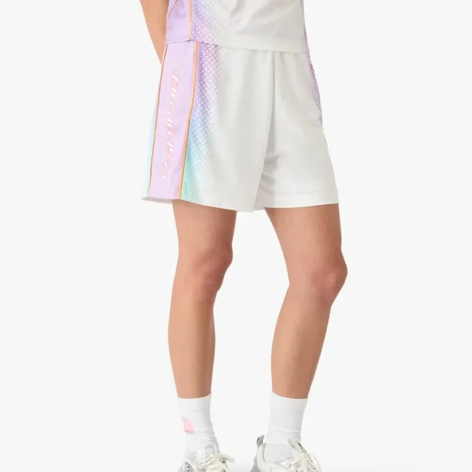 Pantaloncini da calcio in rete con sfumatura vetro