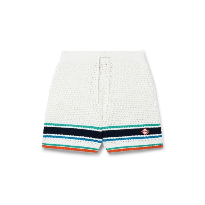 Pantaloncini da tennis all’uncinetto