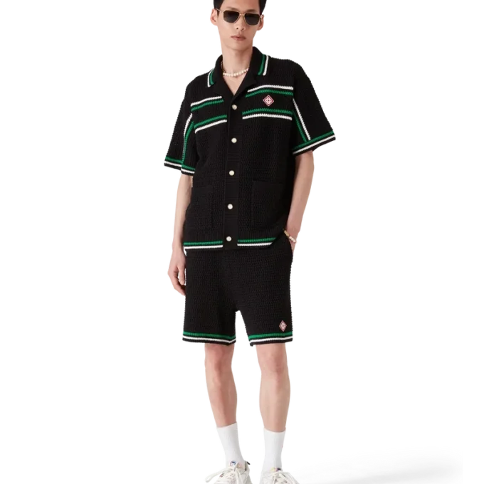 Pantaloncini da tennis all’uncinetto