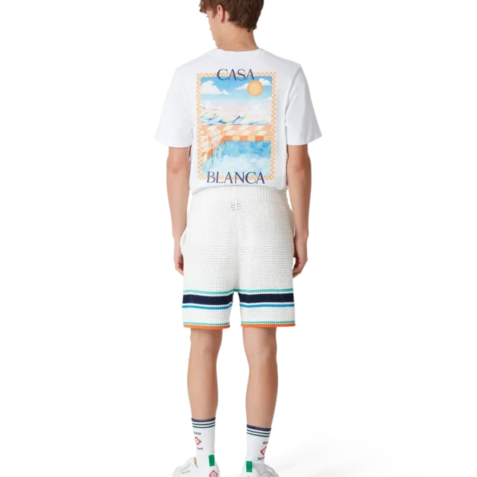 Pantaloncini da tennis all’uncinetto