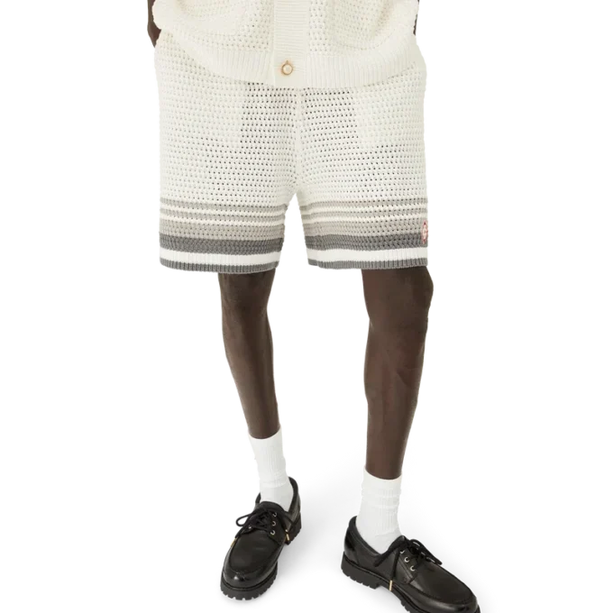 Pantaloncini da tennis all’uncinetto