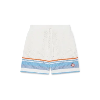 Pantaloncini da tennis in cotone all’uncinetto