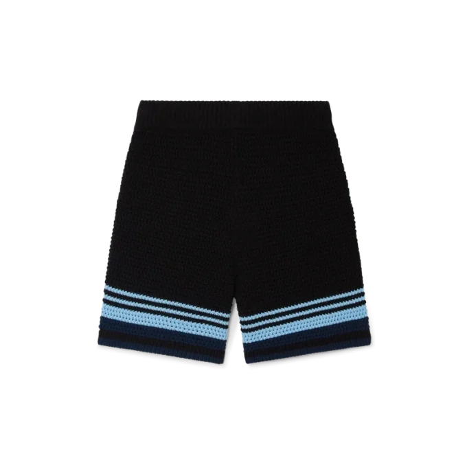 Pantaloncini da tennis in cotone all’uncinetto