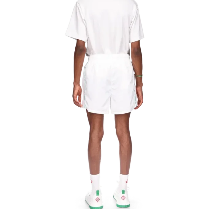 Pantaloncini da tuta con dettagli laser