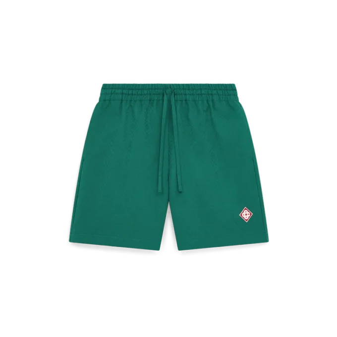 Pantaloncini in cotone jacquard Monogram