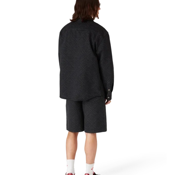 Pantaloncini in denim con Monogram al laser