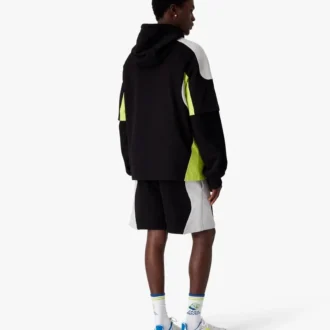 Pantaloncini in felpa con blocchi di colore