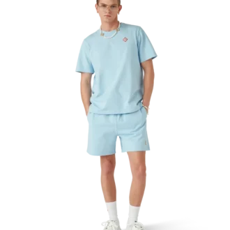 Pantaloncini in felpa con logo Diamond