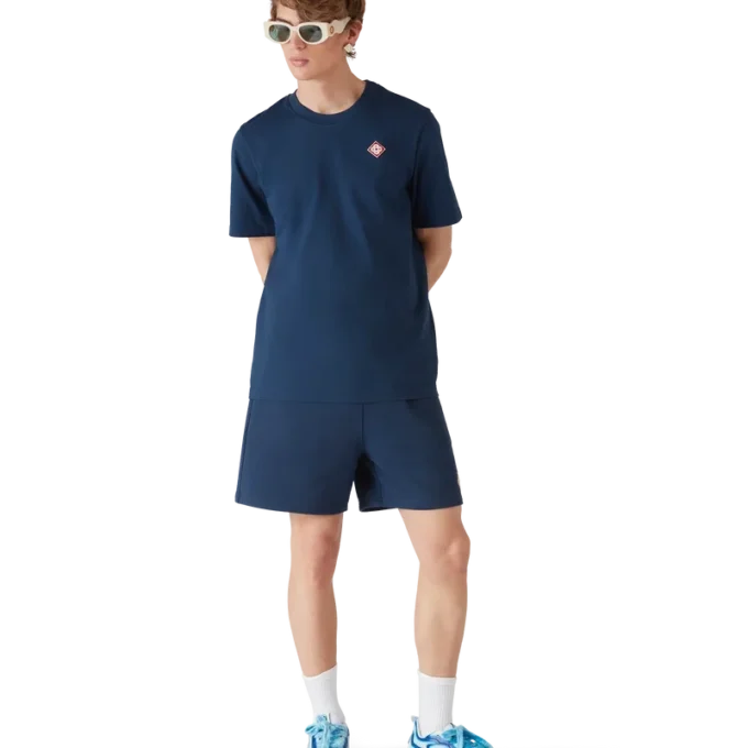 Pantaloncini in felpa con logo Diamond