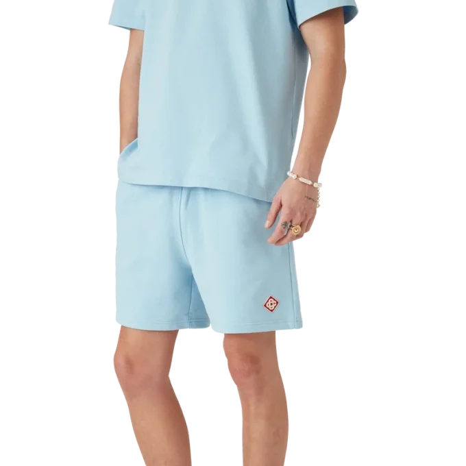 Pantaloncini in felpa con logo Diamond